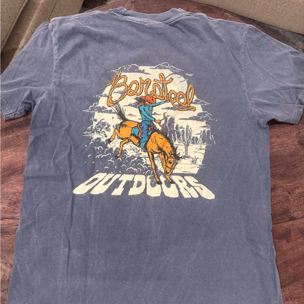 Men's Blue Graphic T-Shirt